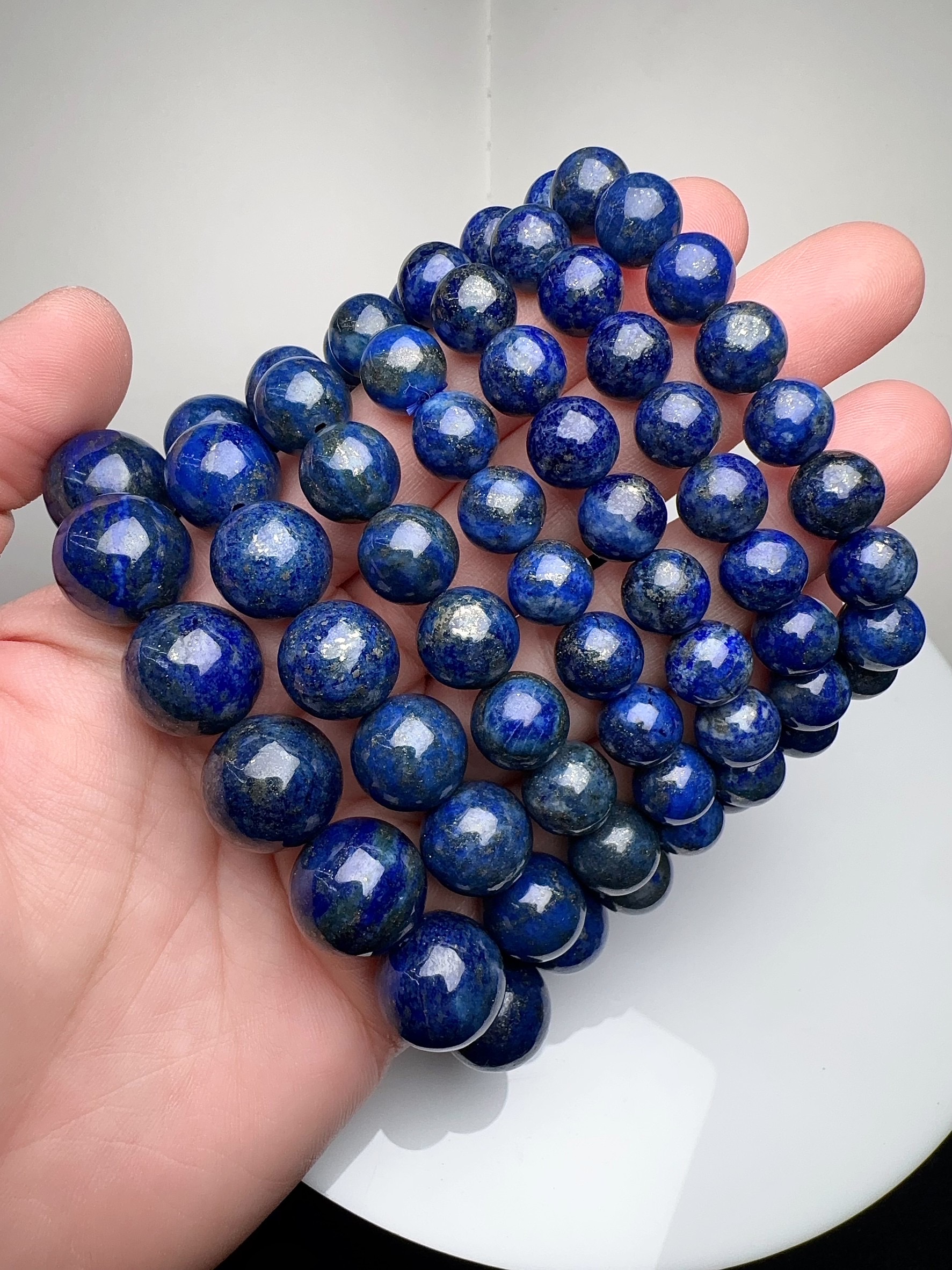 ลาพิส ลาซูรี่ (Lapis Lazuli) High Quality Natural Stone มีหินวงใหญ่