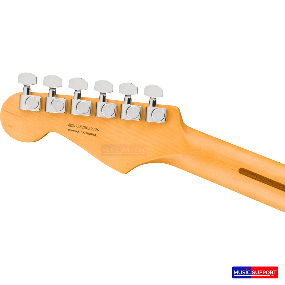 กีตาร์ไฟฟ้า Fender American Ultra Luxe Stratocaster MN Floyd Rose HSS SilverBurst