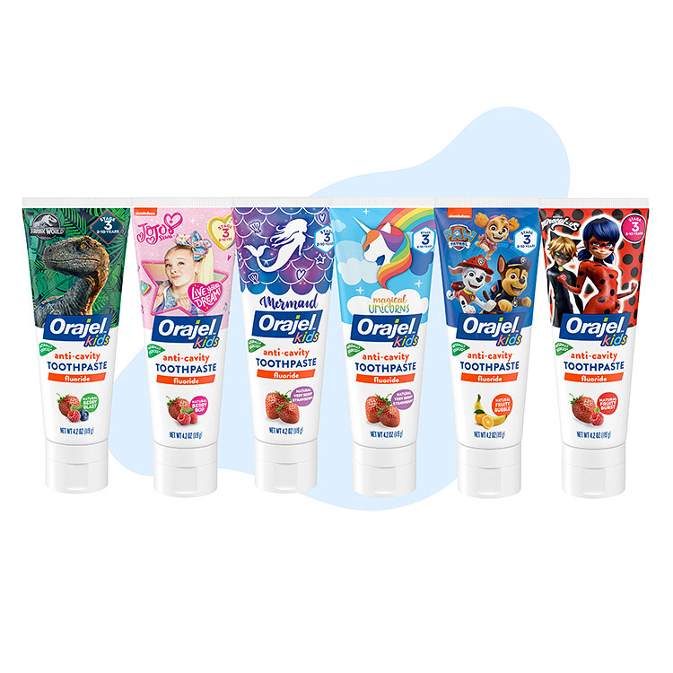 ยาสีฟันเด็ก ออราเจล Orajel Anticavity Fluoride Toothpaste