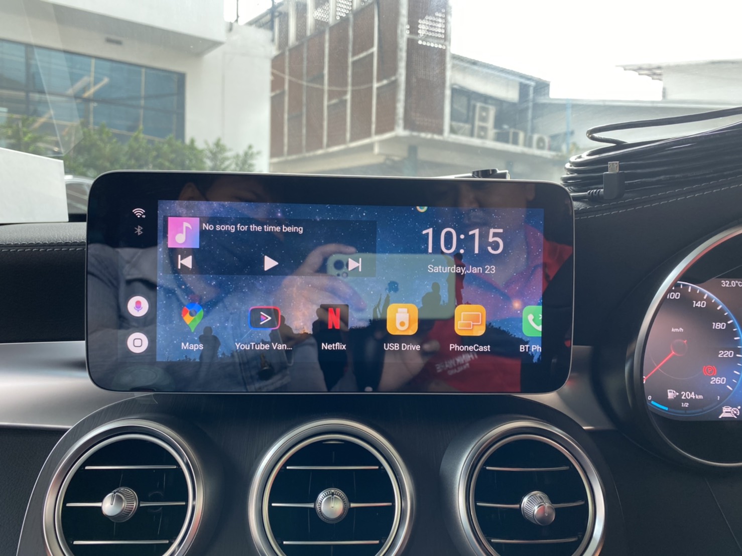 ระบบ android เบนซ์ C220d