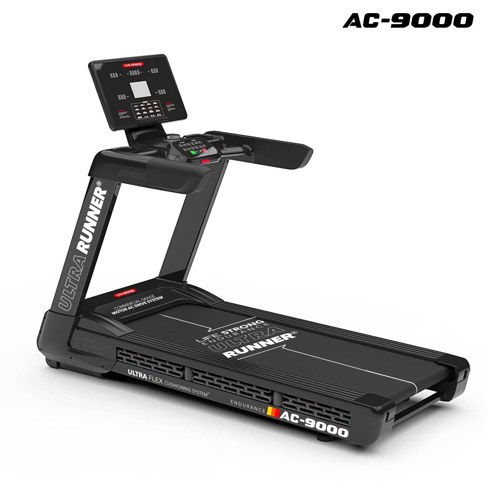 ลู่วิ่งไฟฟ้า Life Strong ULTRA RUNNER รุ่น AC9000 Endurance มอเตอร์ AC 7.5 แรงม้า