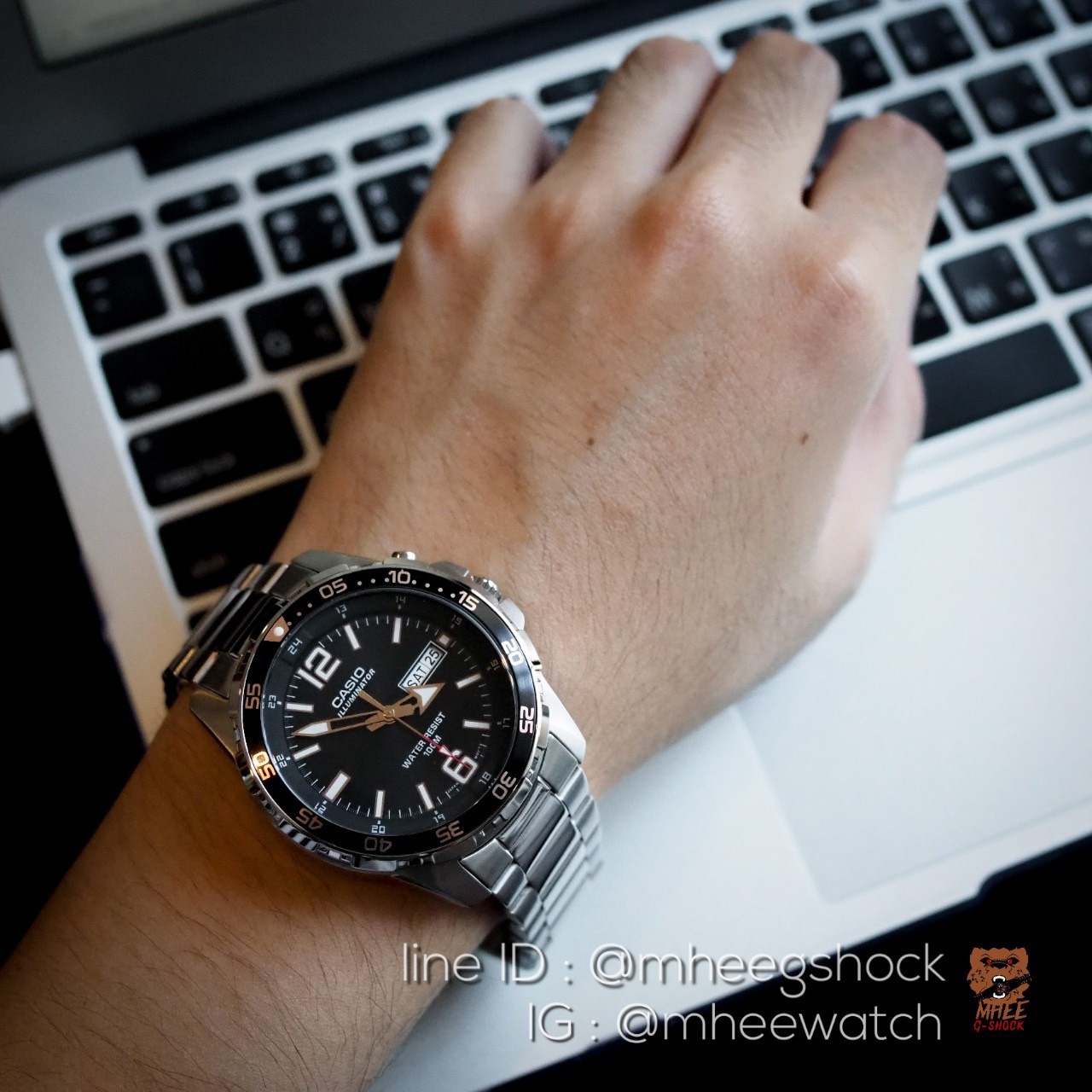 Casio Black Sport ของแท้ 100% ประกันศูนย์เซ็นทรัล (เลิกผลิต *Rare Item*)Black Rosegold