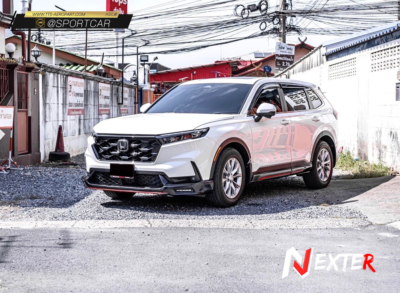 ชุดแต่ง CRV 2023 2024 2025 CRV G6 สเกิร์ตทรง Nexter (BLACK EDITION), ชุดแต่ง CRV G6, ชุดแต่งรอบคัน CRV ใหม่ล่าสุด, CRV G6 แต่งสวย, ของแต่ง CRV