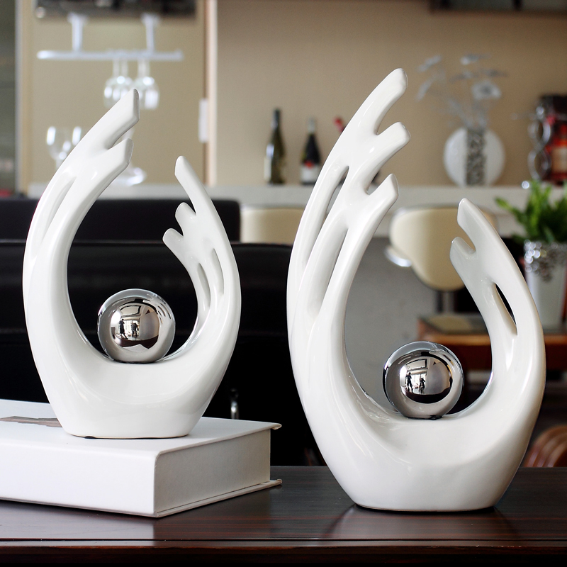 CT065B067 FAMITOSS ของตกแต่งบ้าน ของตั้งโชว์ ตั้งโชว์โต๊ะทำงาน โมเดล ของตกแต่งบ้านหรูหรา ของตกแต่งโต๊ะทำงาน ตั้งโชว์ ของตกแต่งบ้านโทนสีเงิน