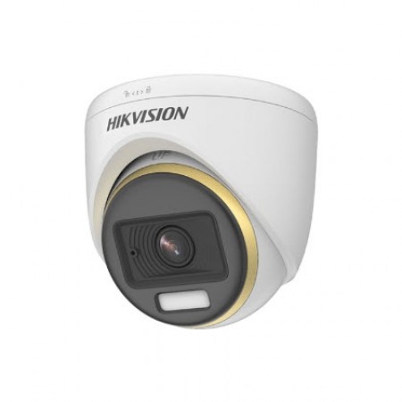 HIKVISION DS-2CE72UF3T-E Turret 4K Camera ColorVu, PoC 2.8 mm, 3.6mm 8MP high quality imaging 3840 × 2160 resolution 24/7 color imaging with F1.0 aperture. White Light Range 40M Bright night imaging, Water and dust resistant IP67