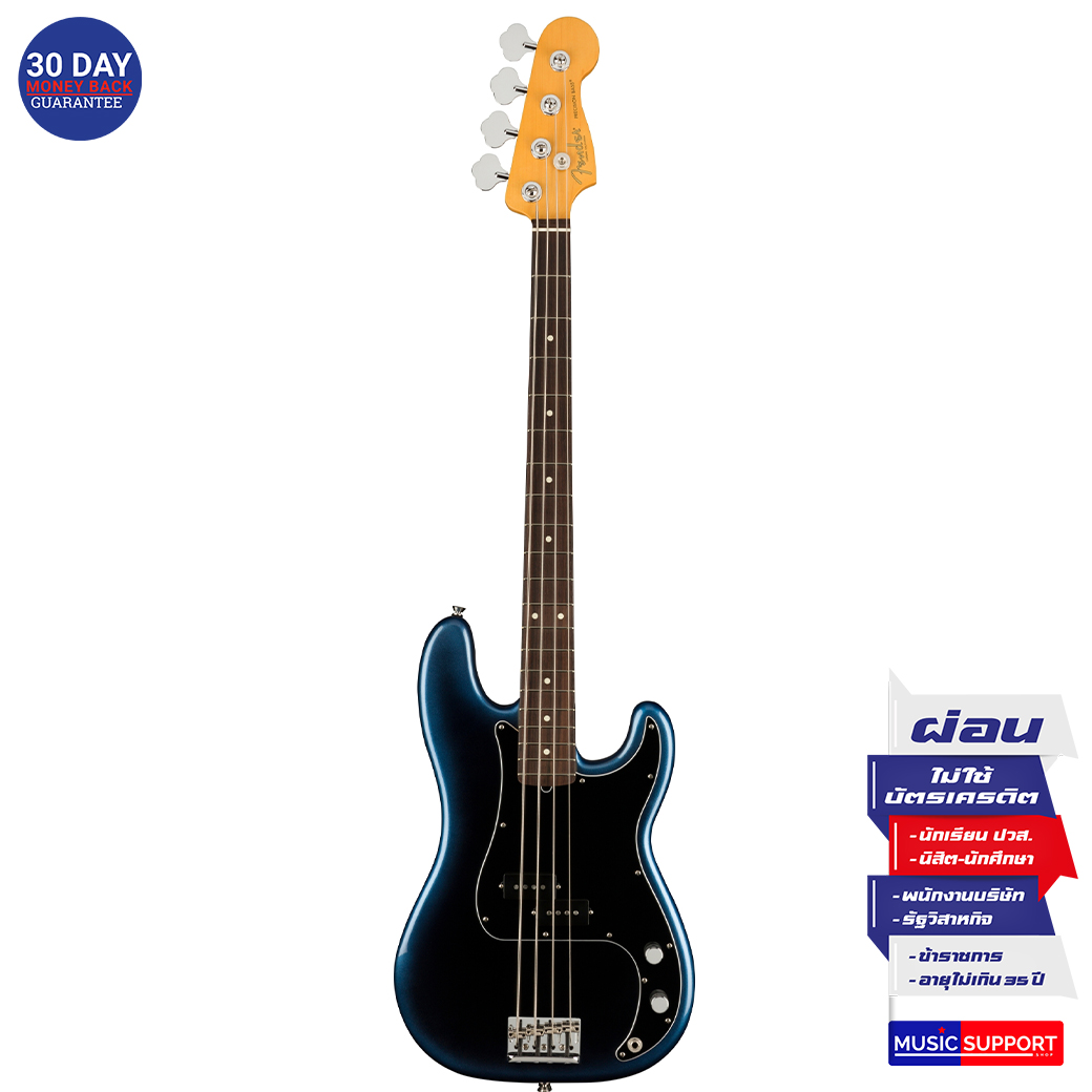 เบสไฟฟ้า Fender American Professional II Precision Bass® RW Dark Night