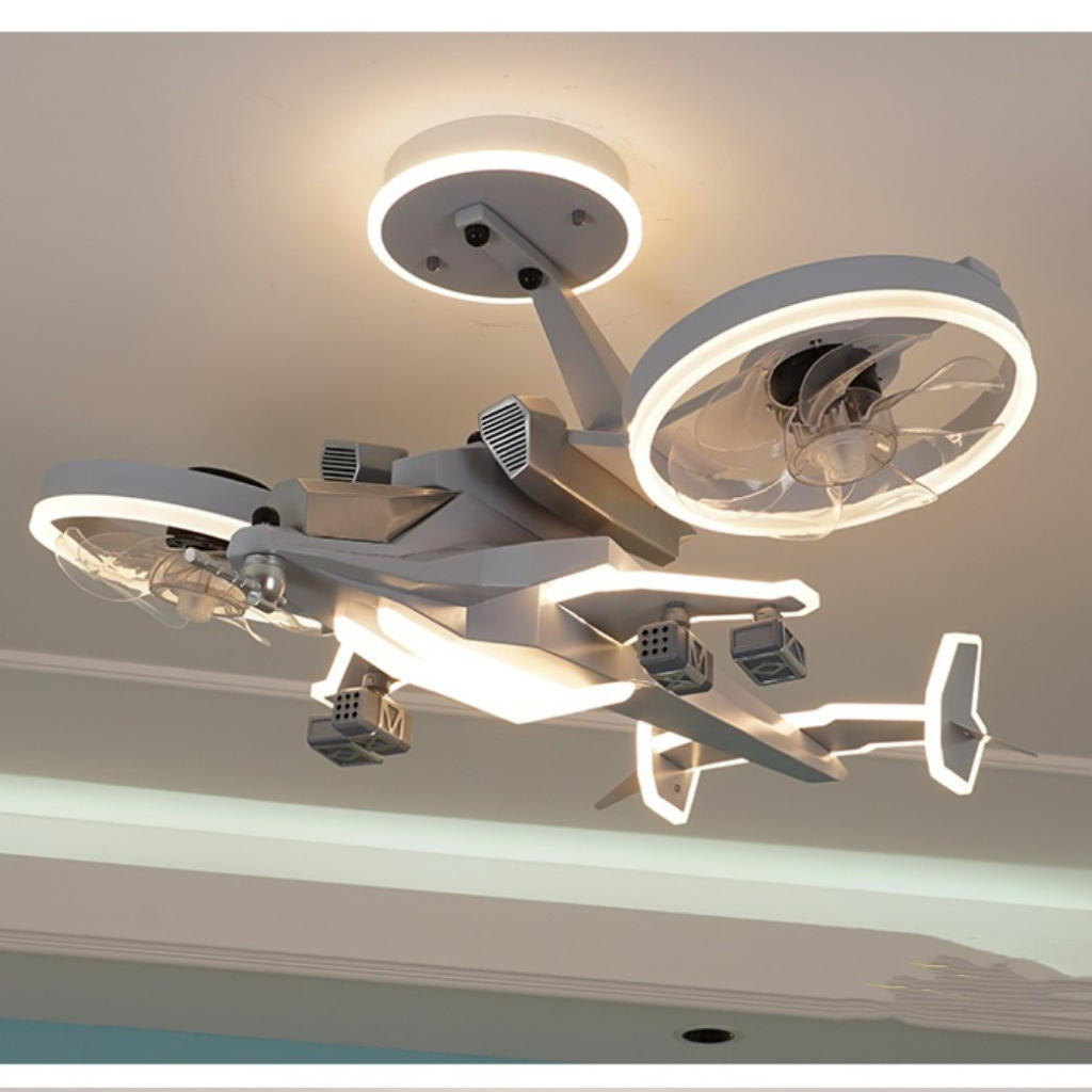 CT169A109 SOTMIA โคมไฟพัดลมเครื่องบิน พัดลมเครื่องบิน โคมไฟเครื่องบิน โคมไฟแต่งห้องเด็ก โคมไฟ โคมไฟห้องนอน