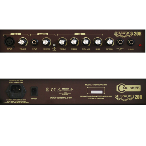 แอมป์กีตาร์โปร่ง Carlsbro Sherwood 20R
