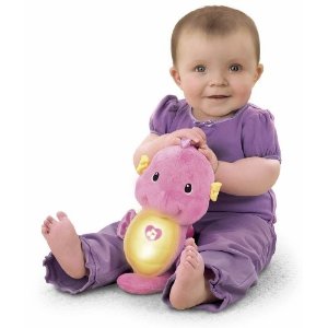 Fisher Price Ocean Wonders Soothe and Glow Seahorse Pink ม้าน้ำกล่อมนอนสีชมพู ของแท้นำเข้าจากอเมริกา