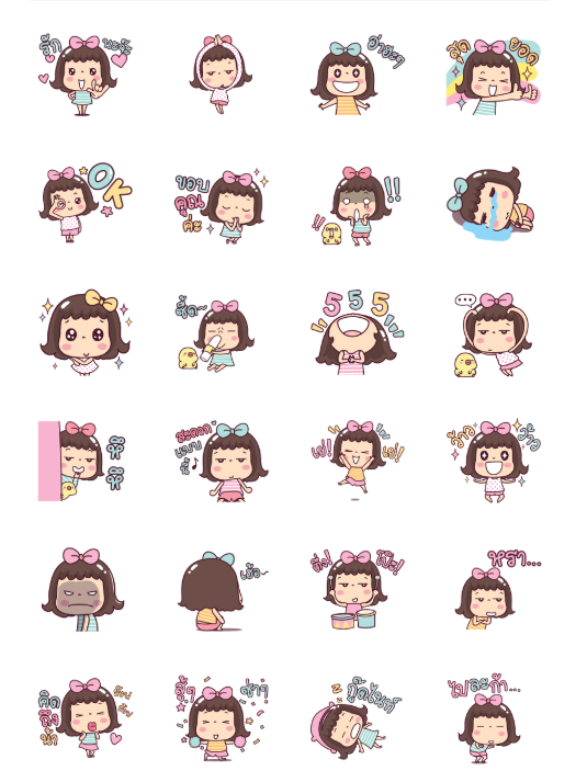 ขายสติกเกอร์ไลน์ มะตุ่ย กะดุ๊กกะดิ๊ก