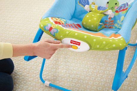 Fisher Price Infant to Toddler Rocker - Elephant Friends เปลโยก มีระบบสั่น ปรับเป็นเก้าอี้ได้ คุ้มมาก
