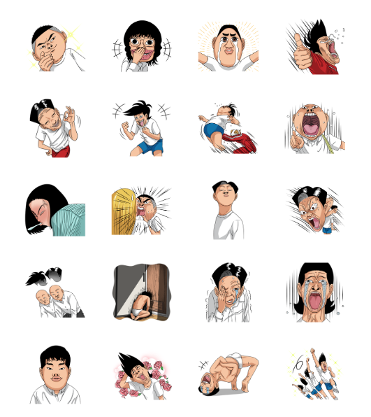 ขายสติกเกอร์ไลน์ Ike! Inachu Takkyu-bu Passion Edition