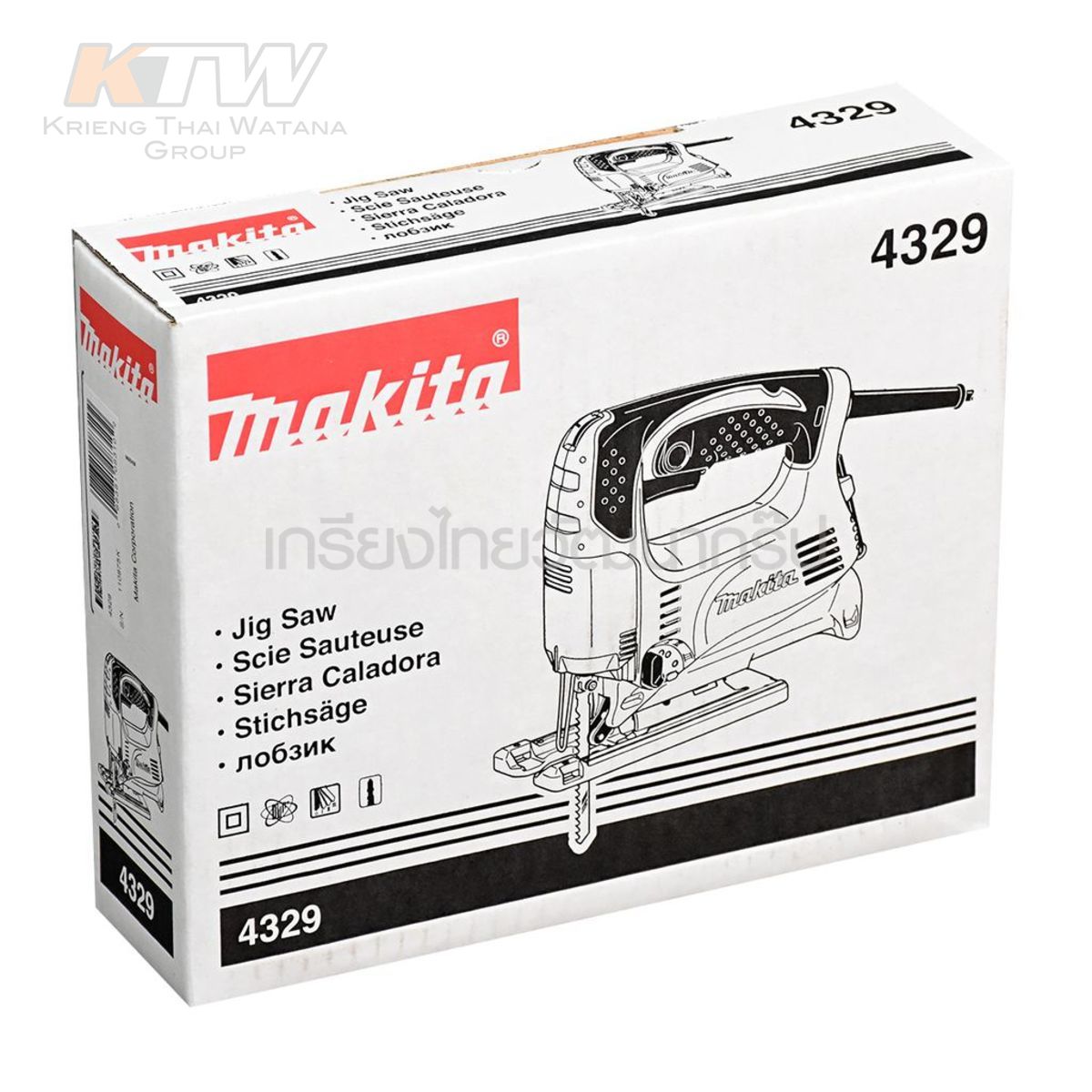 MAKITA เลื่อยจิกซอร์ปรับรอบแบบเตะ B-TYPE รุ่น 4329