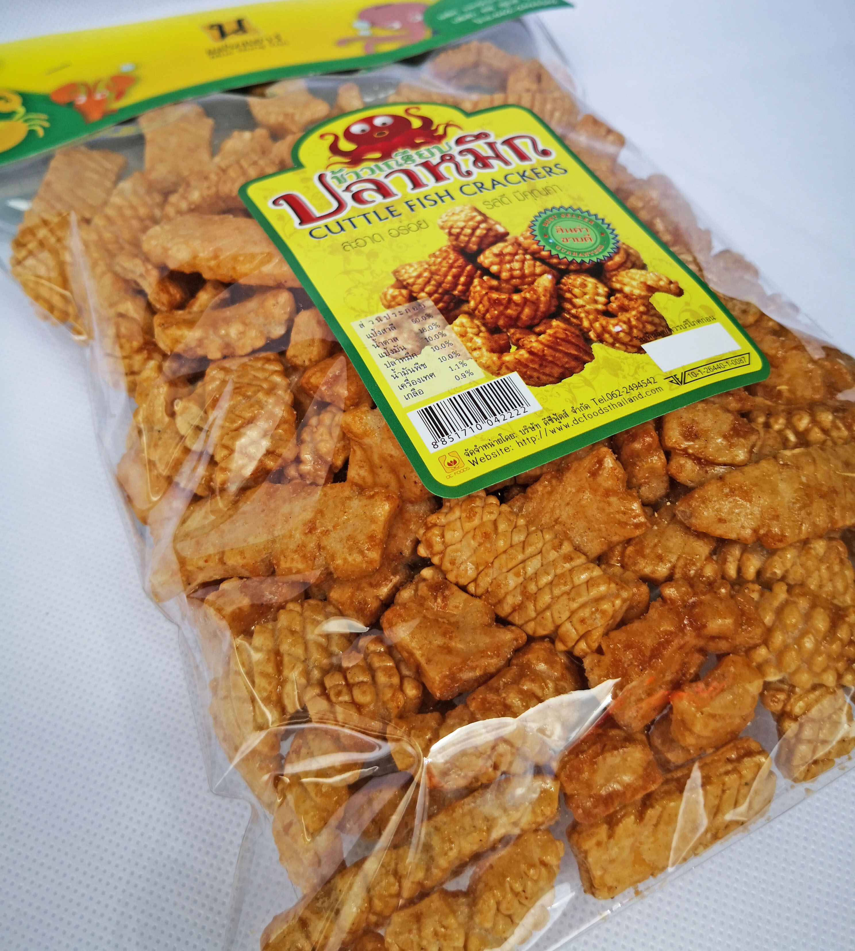 ข้าวเกรียบปลาหมึก (10ถุง)