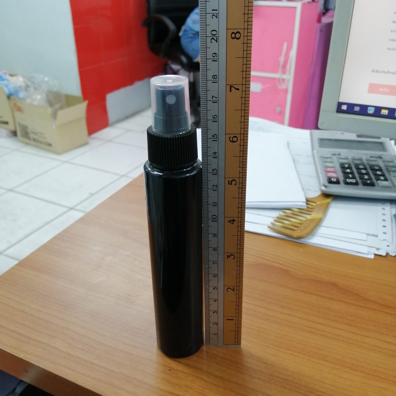 ขวดพลาสติก ขนาด100ml สีดำทึบ พร้อมหัวสเปรย์ดำ ขวดใส่แอลกอฮอลื ขวดสเปรย์ หัวฉีด พร้อมส่ง