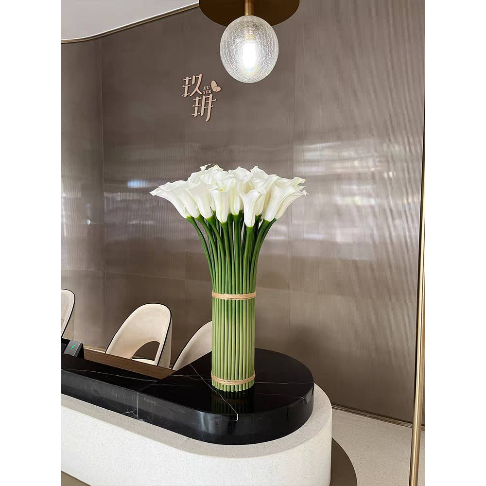 CT182E027 DECHOME ดอกไม้ Calla Lily ดอกไม้ปลอม ดอกไม้ตกแต่งโต๊ะ ดอกไม้ตกแต่งบ้าน
