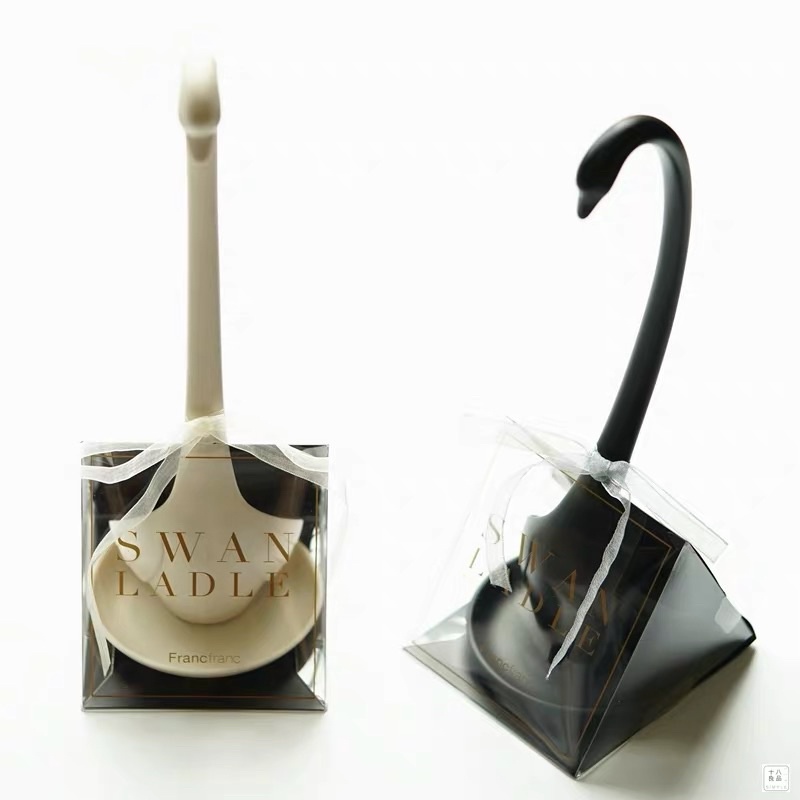 CT079D026 YAMMY ช้อนซุป ห่าน ช้อนซุปด้ามยาว ช้อนซุปพลาสติก goose soup spoon เครื่องครัว ช้อนแกง ช้อนแกงด้ามยาว