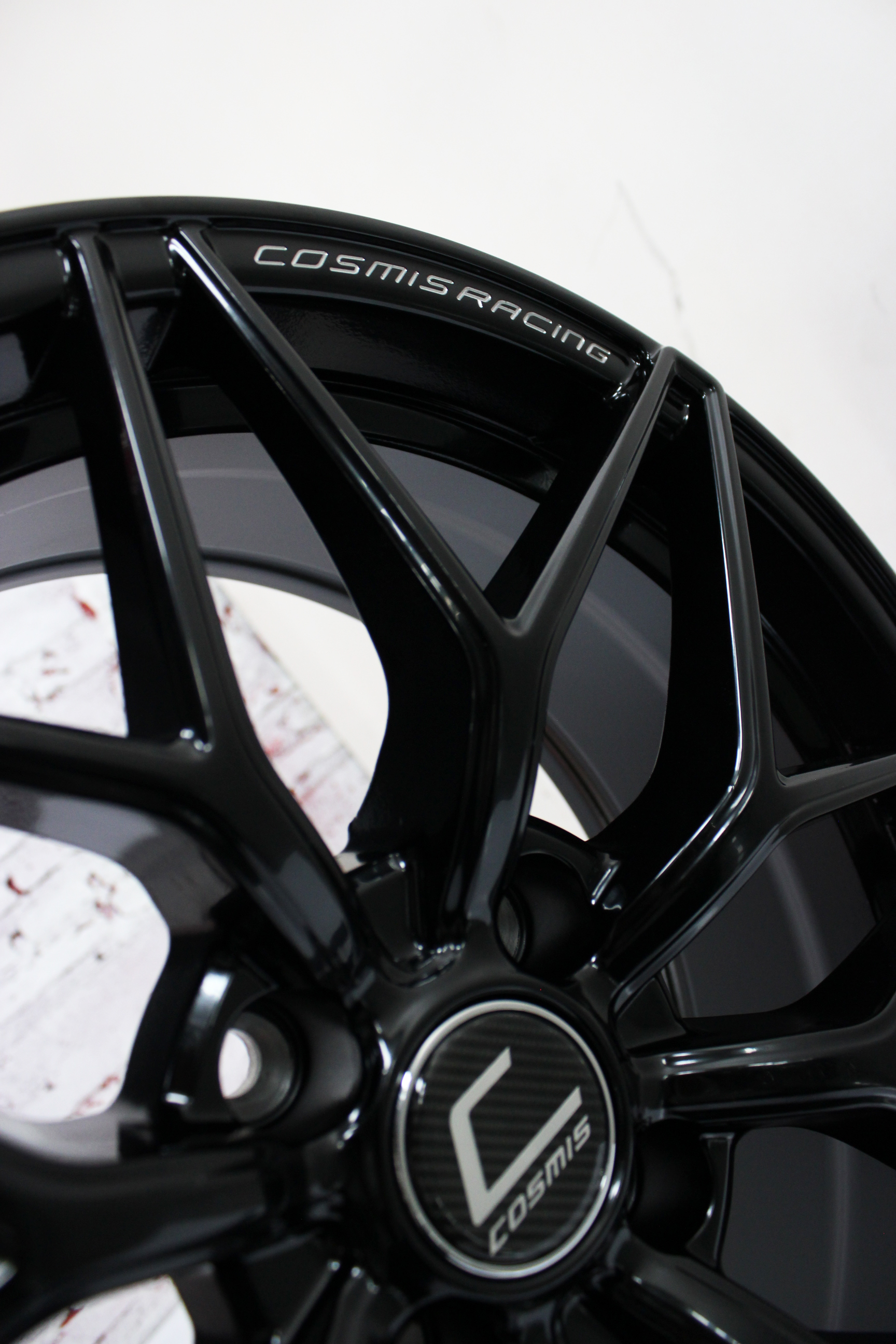 ล้อแม็กขอบ16 COSMIS PV-2 สีดำทั้งวง cncข้างก้าน สำหรับรถเก๋ง (ราคาต่อวง)