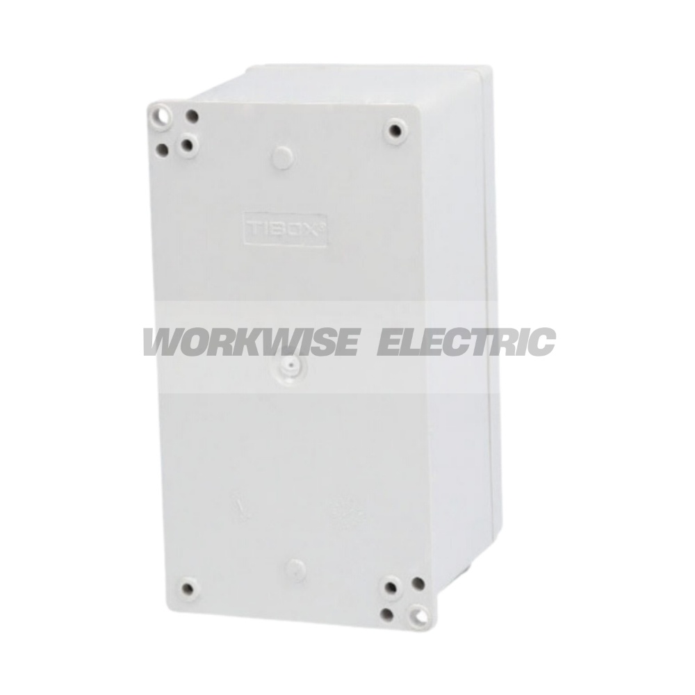 "TIBOX" TJ-20P-M กล่องพลาสติก พร้อมเทอร์มินอลบล็อก (Plastic Terminal Block Box IP66) 20Pole 10A Size : 223x100x75 mm.