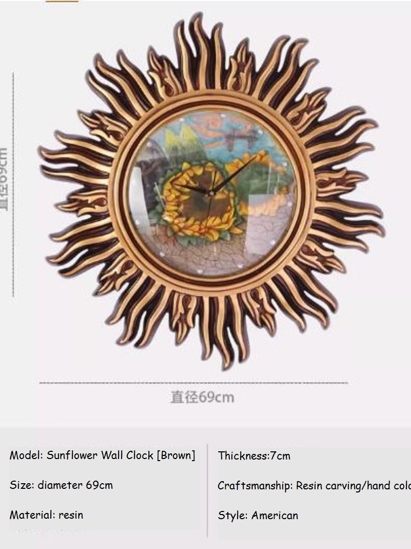 CT222C062 INTERY นาฬิกาภาพวาด Wall Clock Art นาฬิกาติดผนัง ไฟติดผนัง