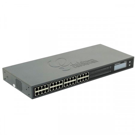 Grandstream GXW4232 Analog VoIP Gateway, 32FXS 4SIP Account, 2Port 50 Pin Telco Connectors, 1 LAN 10/100/1000Mbps, LCD Display