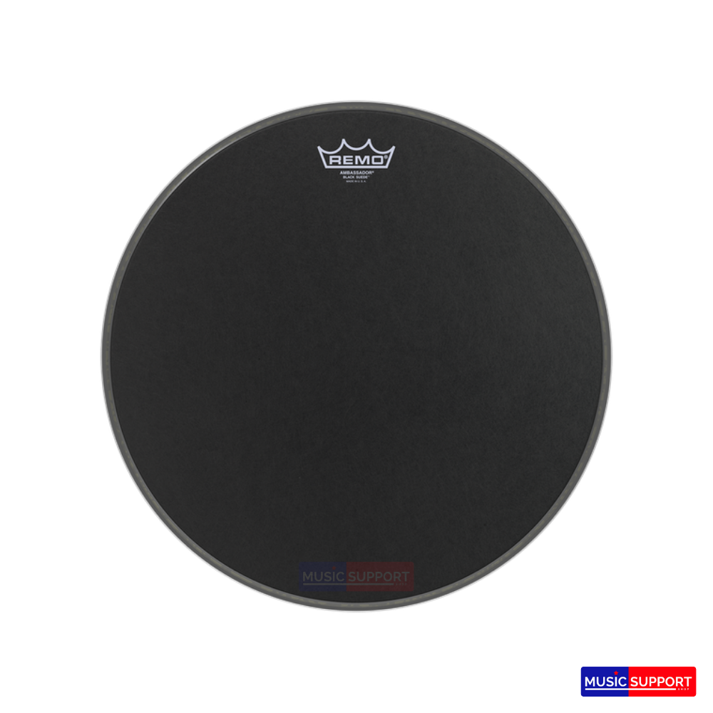 หนังกลอง Remo รุ่น Black Suede 13" 14"