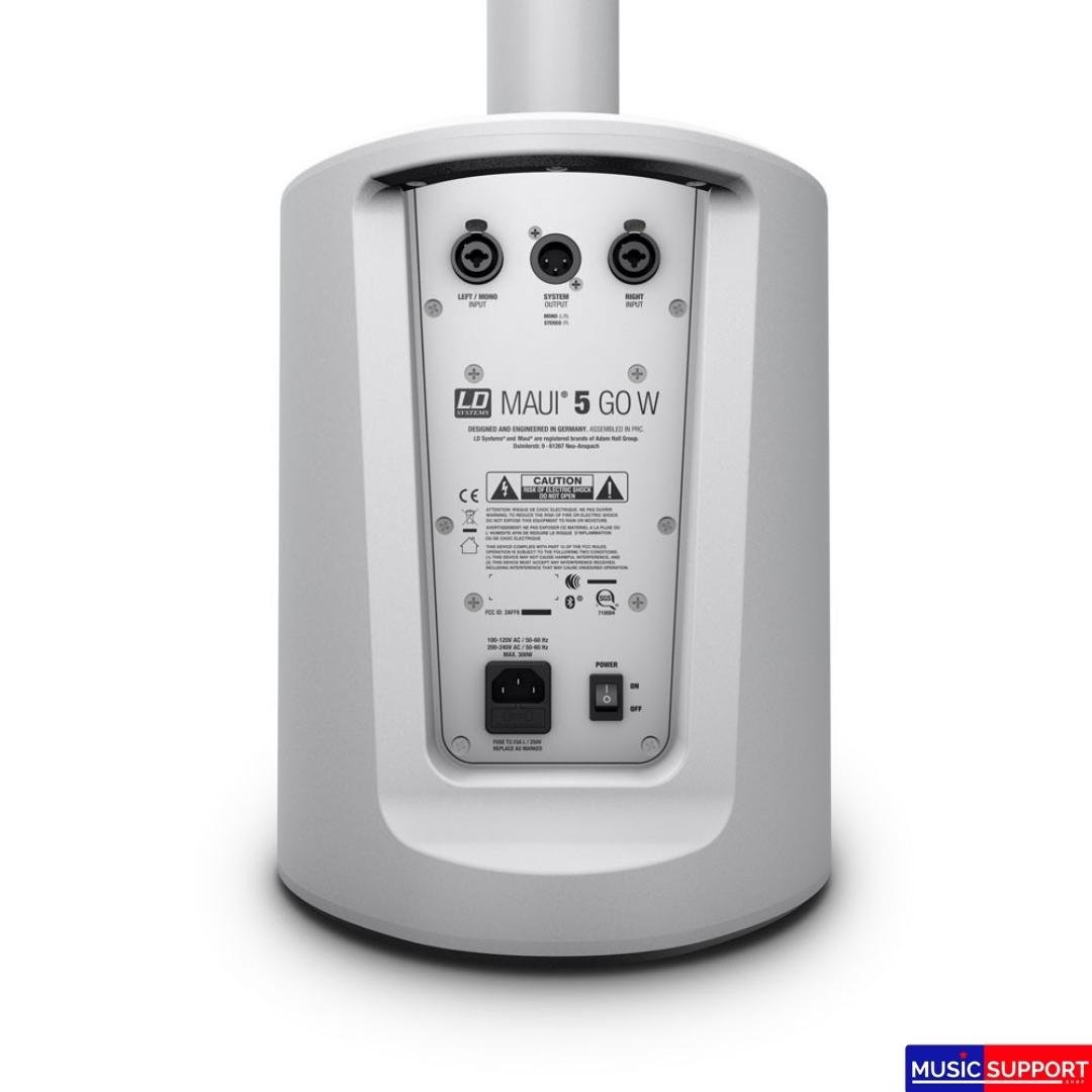 LD SYSTEMS MAUI 5 GO ชุดตู้ลำโพง Active Column ไร้สาย ขนาด 3 นิ้ว 4 ดอก ซัพวูฟเฟอร์ 8 นิ้ว 800
