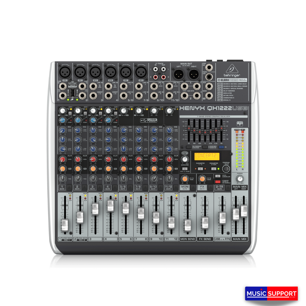 BEHRINGER XENYX QX1222USB Analog Mixers with Effects
