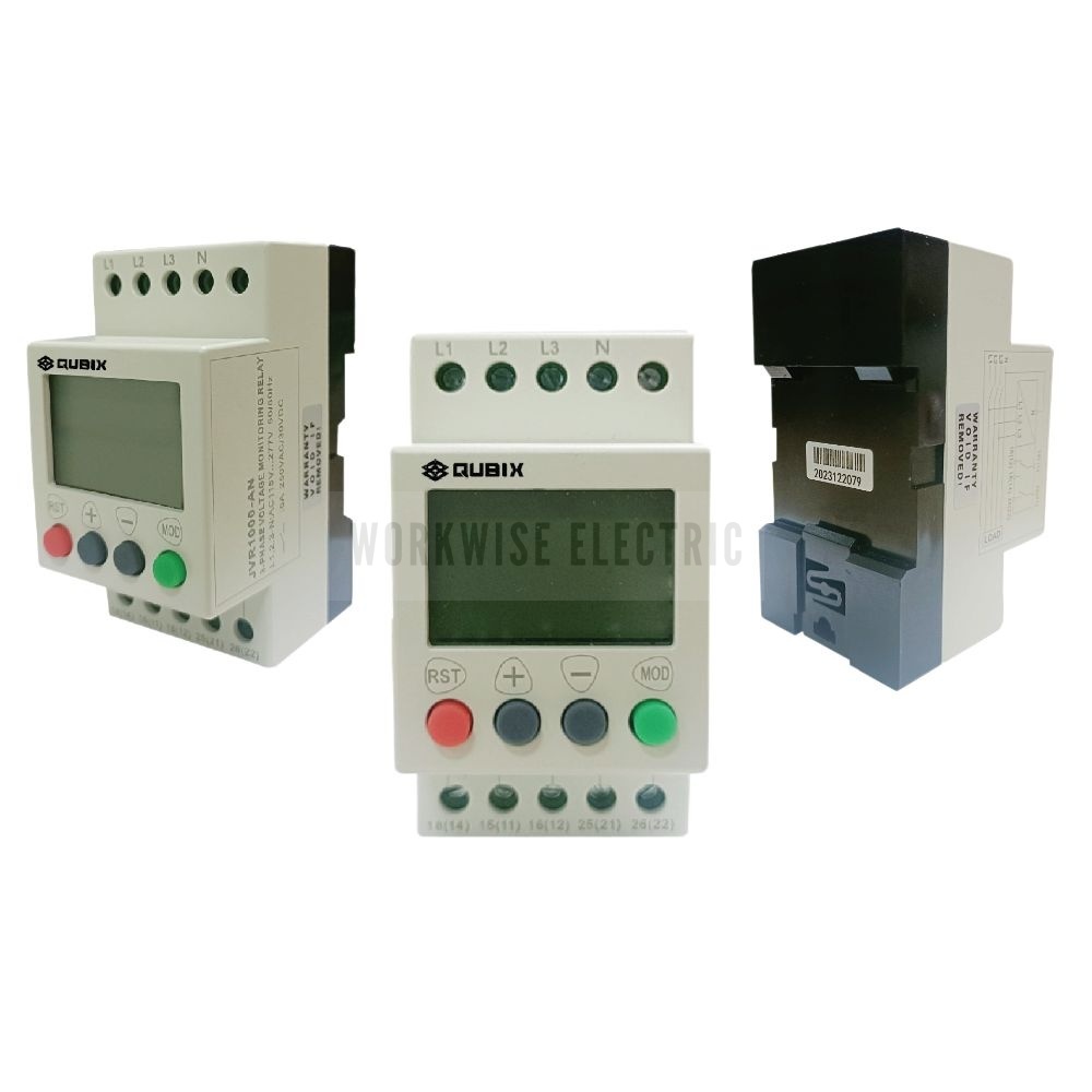 QUBIX JVR1000-AN เฟสโปรเทคชั่น รีเลย์ (Thee Phase Voltage Monitoring Relay)
