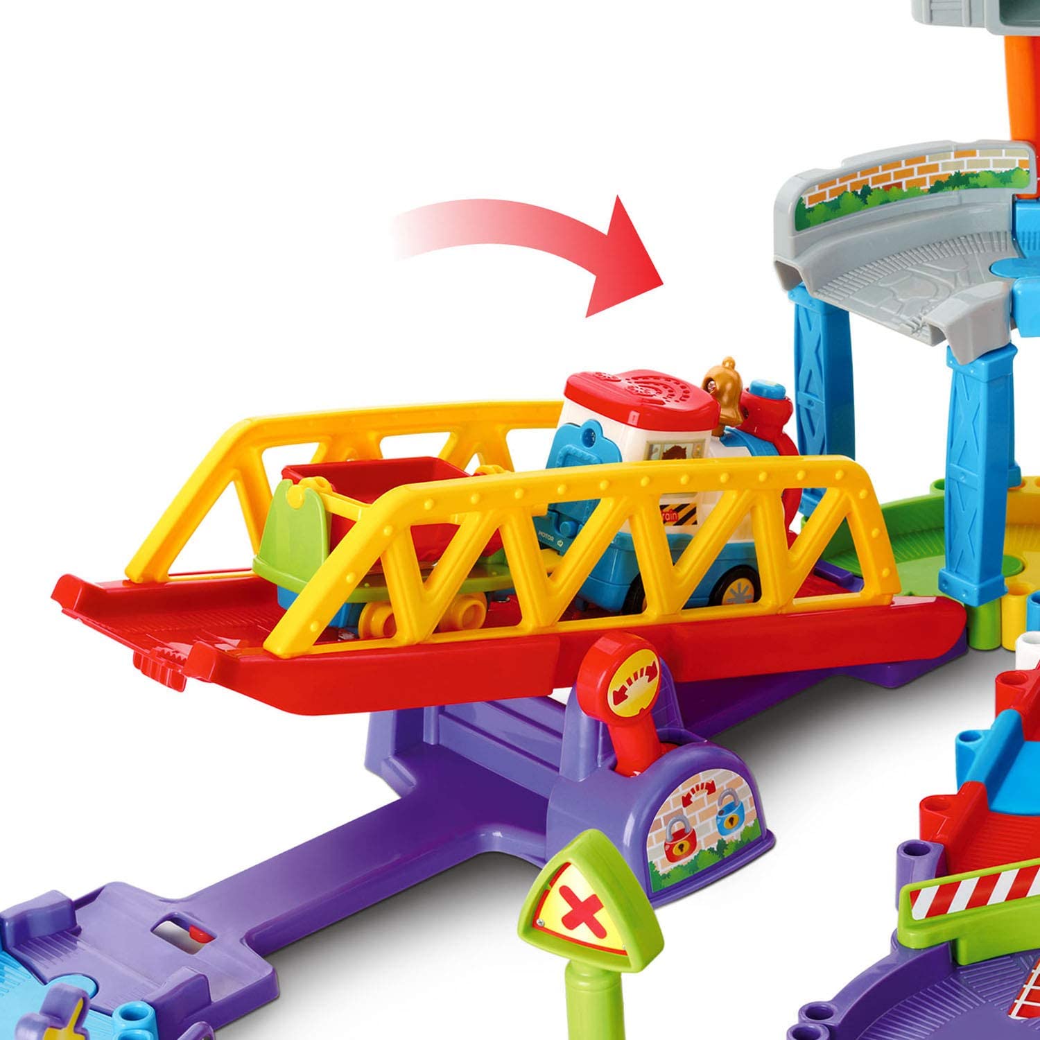VTech Go! Go! Smart Wheels Roadmaster Train Set ของเล่นรางรถ