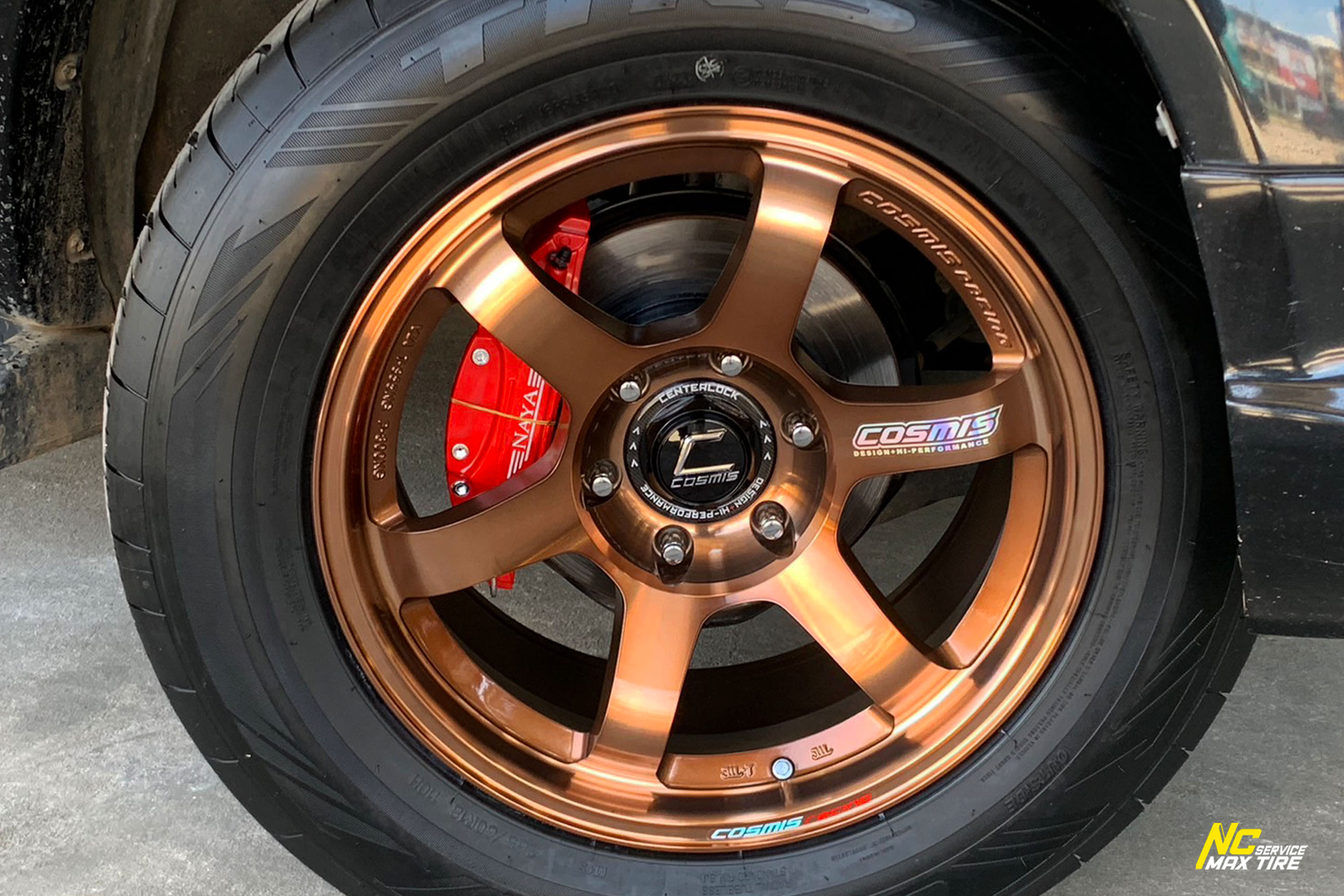 Toyota Fortuner / Cosmis / RG-06S / ล้อแม็กสีคอปเปอร์ / Custom Color / 18x9.0 6H139.7 ET0 / T1RS / 265/60R18