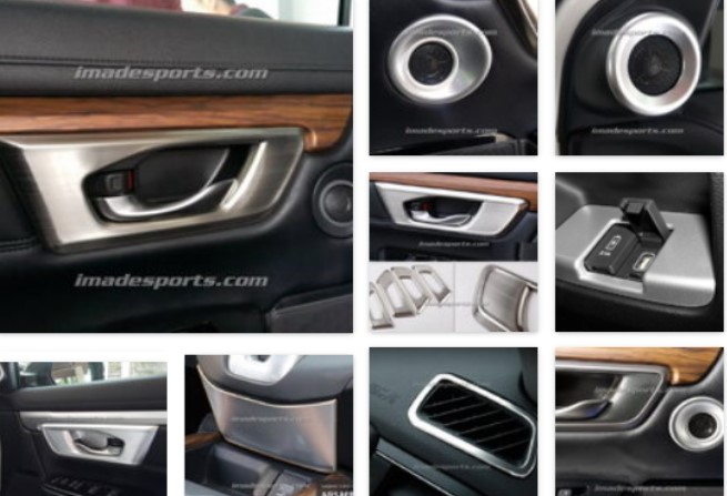 ชุดตกแต่งภายในสีเงิน CRV G5