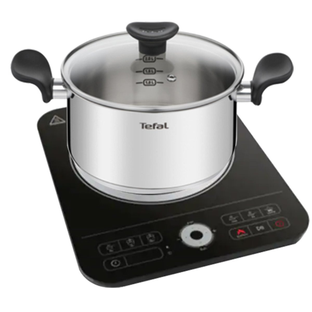[เตาไฟฟ้า พร้อมหม้อ] Tefal เตาแม่เหล็กไฟฟ้า Express รุ่น IH720870 + หม้อ Primary 20 ซม. / รับประกัน 2 ปี