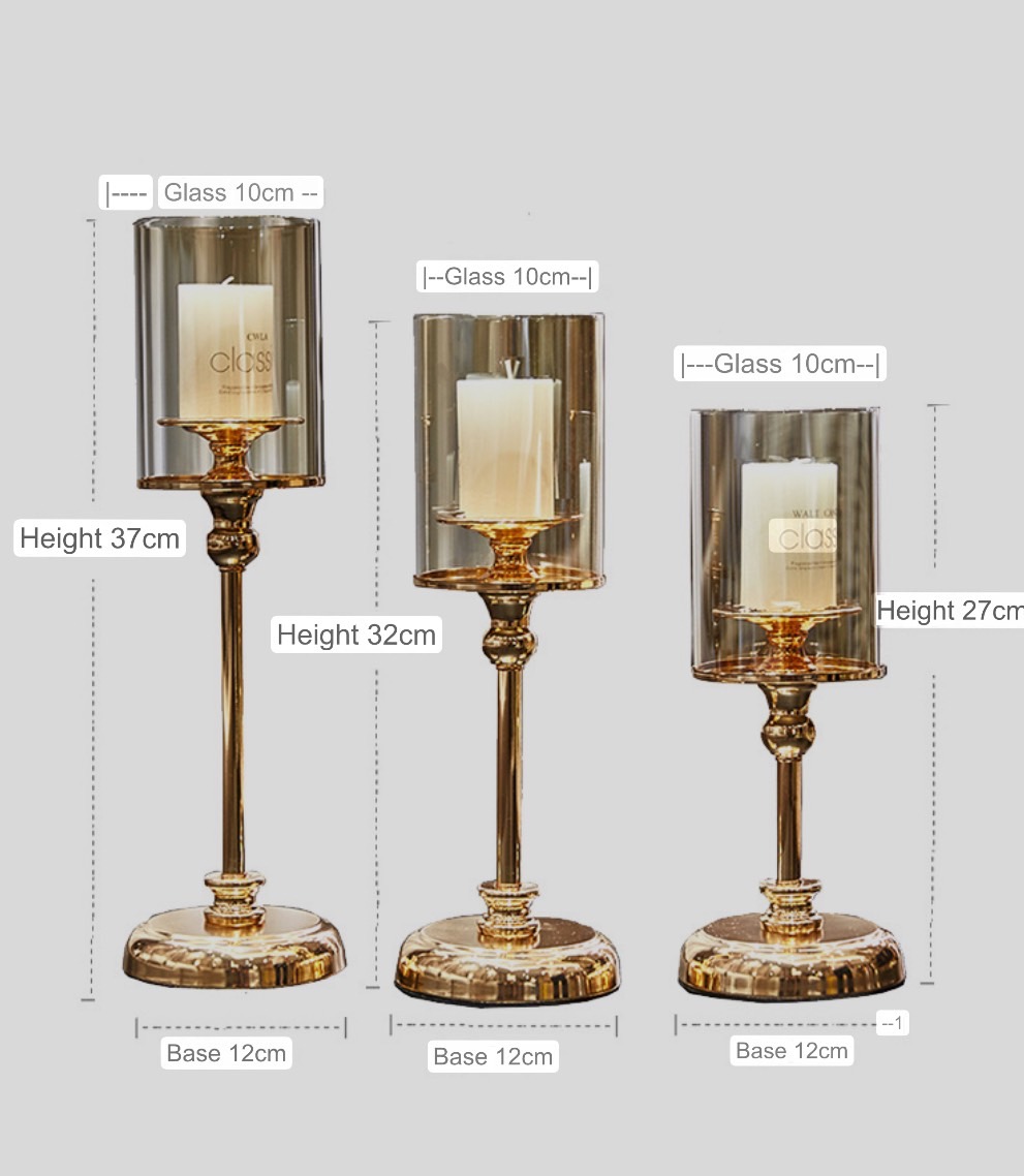 แจกันตกแต่งบ้าน ดอกไม้ประดิษฐ์พร้อมแจกัน เชิงเทียนตกแต่ง เชิงเทียนสีทอง แจกันดอกไม้ปลอม ดอกไม้ตั้งโต๊ะ เชิงเทียนทองเหลือง ST501E801