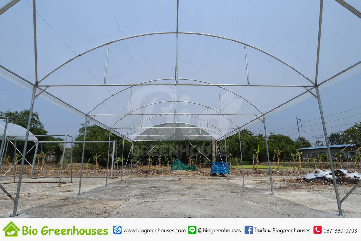 โรงเรือนแบบเปิด ขนาด 6x12ม. จ.กรุงเทพ