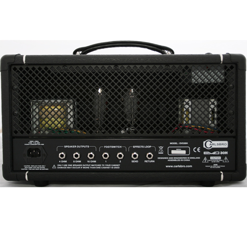 หัวแอมป์หลอด กีตาร์ไฟฟ้า Carlsbro EVO 30H
