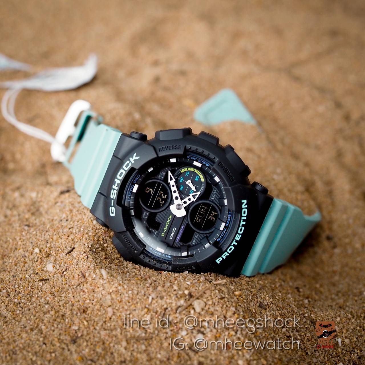 G-Shock Mini Pastel สีเทา ฟ้าพาสเทล รุ่น GMA-S140-2A ของแท้ รับประกันศูนย์เซ็นทรัล CMG