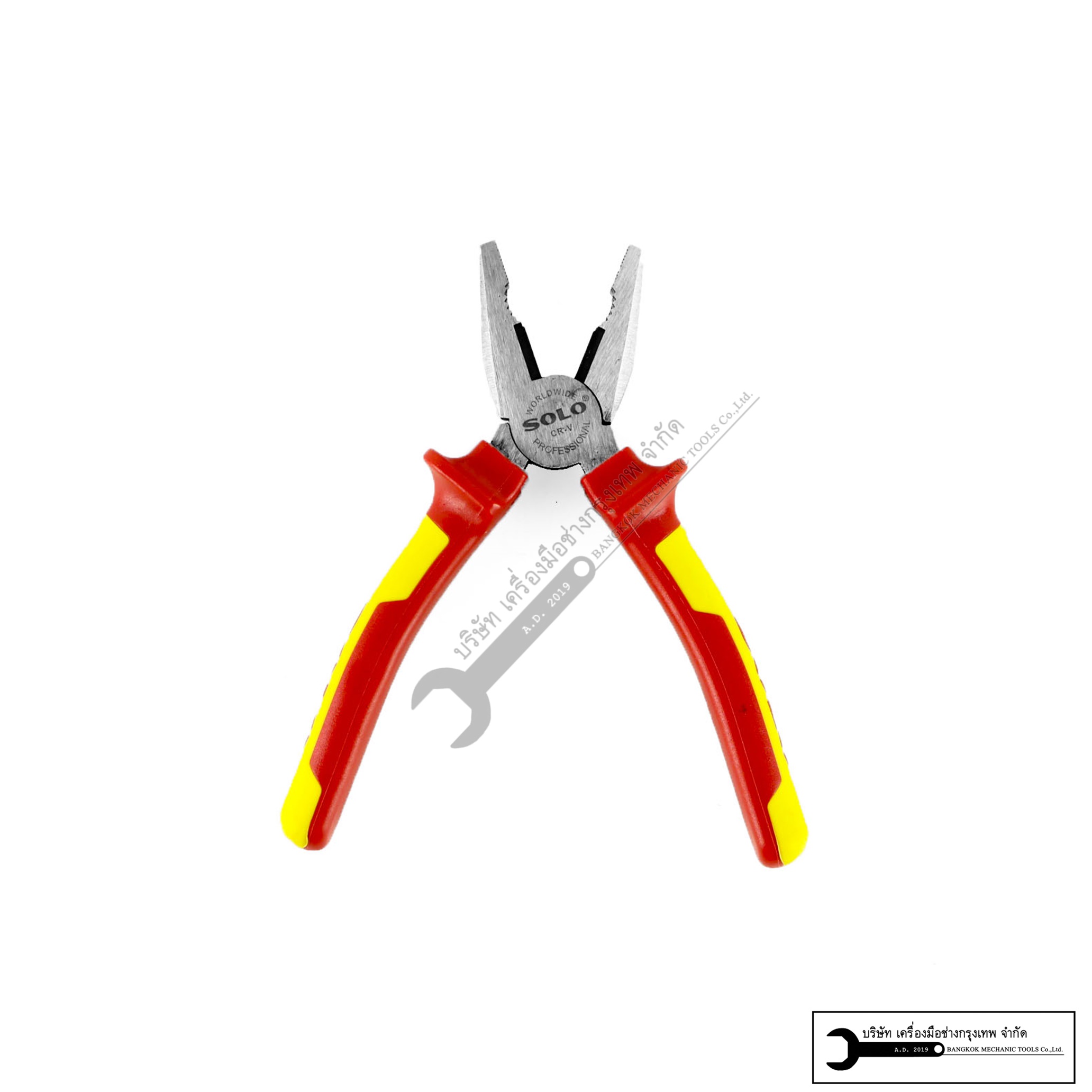 SOLO เกรดCRV คีมปากจรเข้ คีมปากเข้ คีมช่างไฟ ขนาด 6 นิ้ว รุ่น6016-6