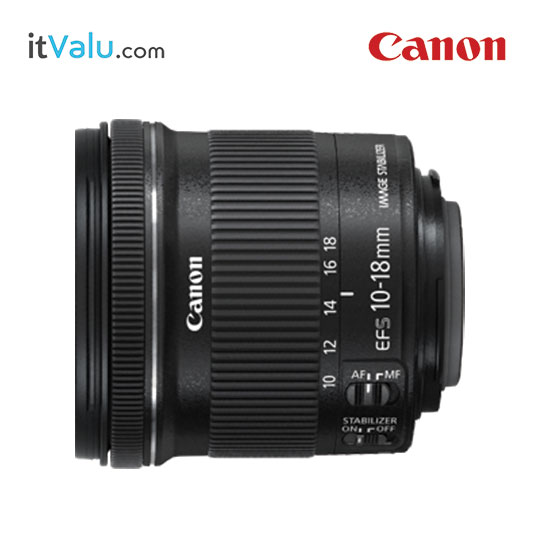 เลนส์ EF canon รุ่น EF-S10-18mm f/4.5-5.6 IS STM