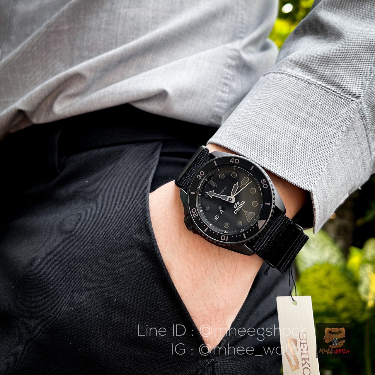 SEIKO Sport Automatic New Logo Super Black OUT JDM JAPAN SET SBSA025 very rare item discontinued