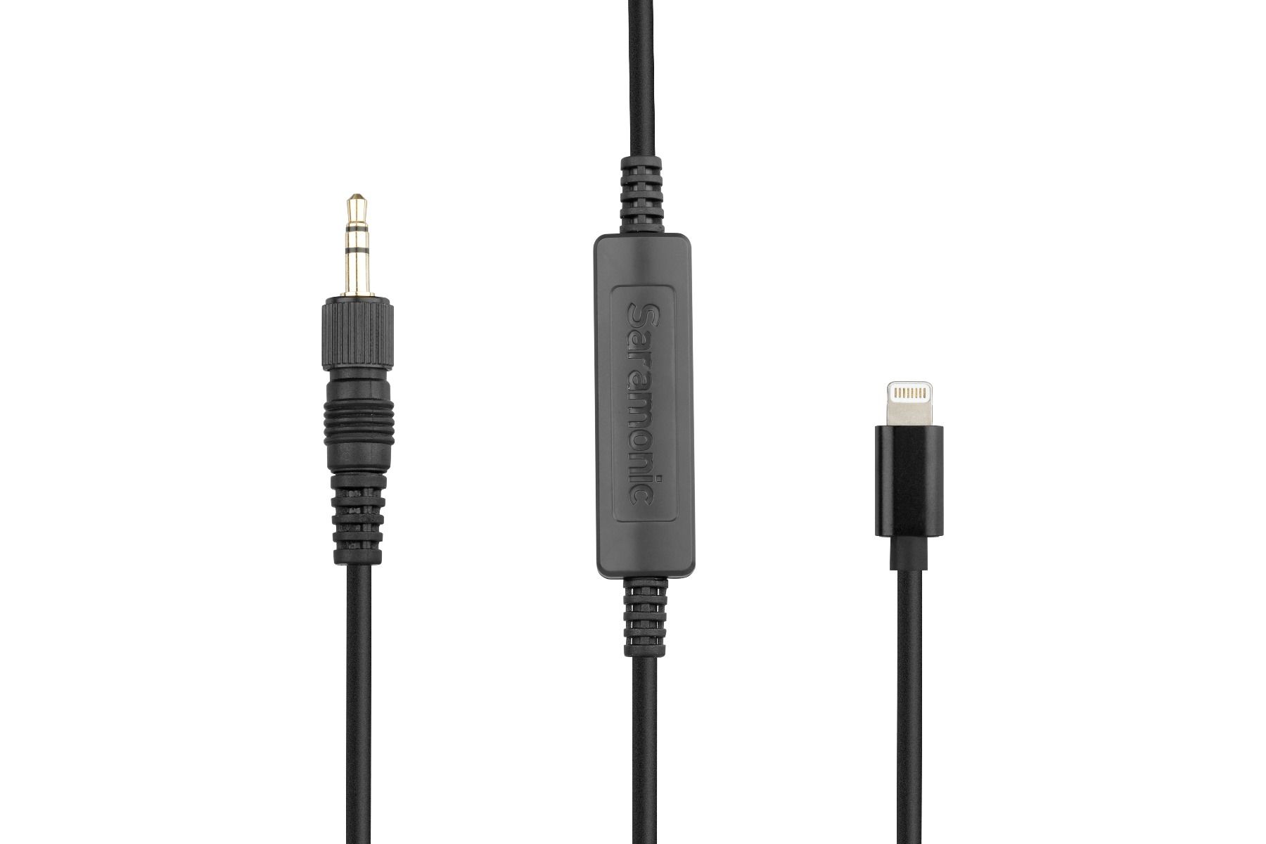 Saramonic LC-C35 สายอะแดปเตอร์แปลง 3.5 มม. TRS ไป Lightning พร้อมตัวล็อค