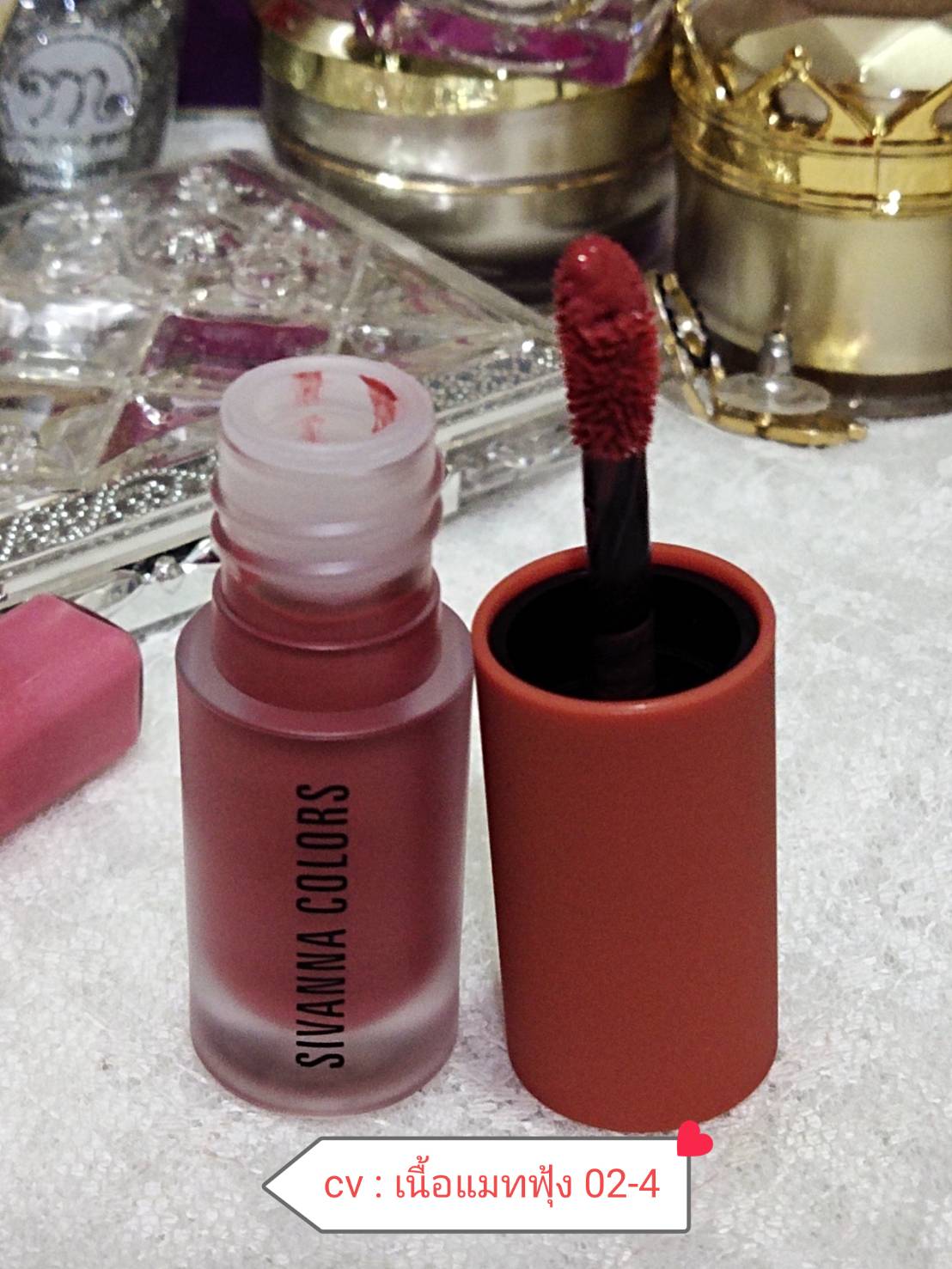 ลิปเนื้อลิควิด sivanana สีโทนส้ม ละมุน โทนชมพู หววาน โทนแดง สดใส