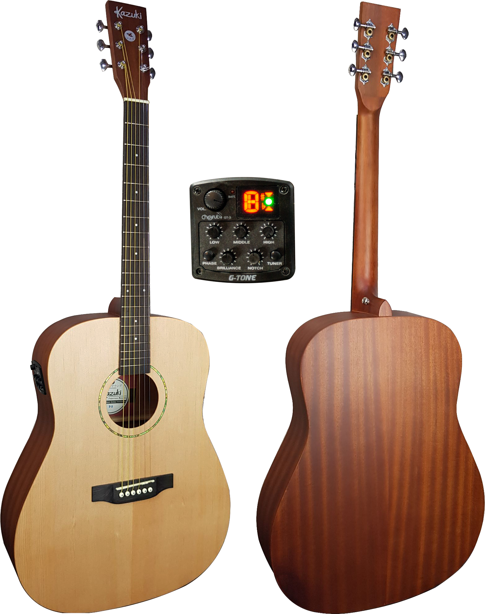 KAZUKI Mars Series D1E กีตาร์โปร่งไฟฟ้า