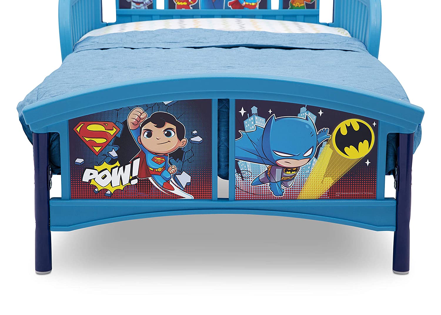 Delta Children Plastic Toddler Bed, DC Super Friends