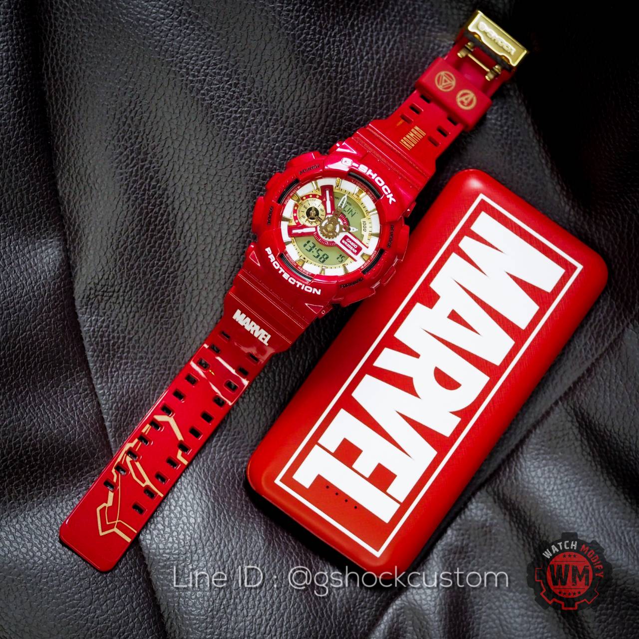 G-Shock Custom Red Ironman