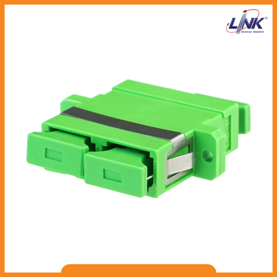 UF-0066OM5 SC DUPLEX ADAPTER, OM5, PB Sleeve Purple Housing