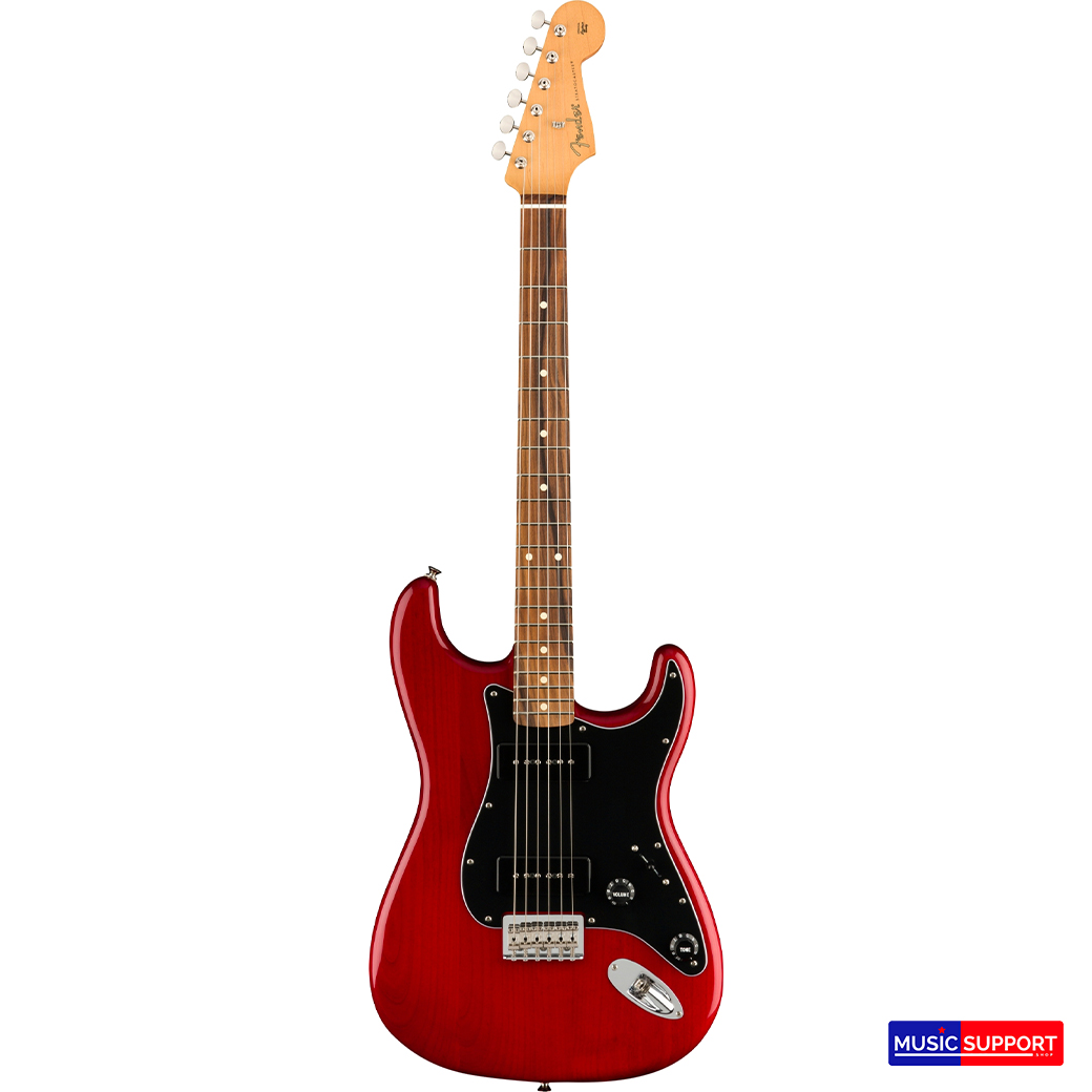 กีตาร์ไฟฟ้า Fender - Noventa Stratocaster® PF Crimson Red Transparent