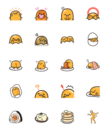 ขายอิโมจิไลน์ กุเดทามะ อิโมจิแอนิเมชัน