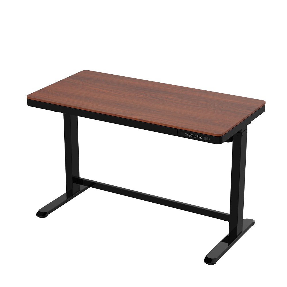 FlexiSpot by Essen 2-Stage Column Single Motor Electric Height Adjustable Desk (E8) with a Drawer and Table Top