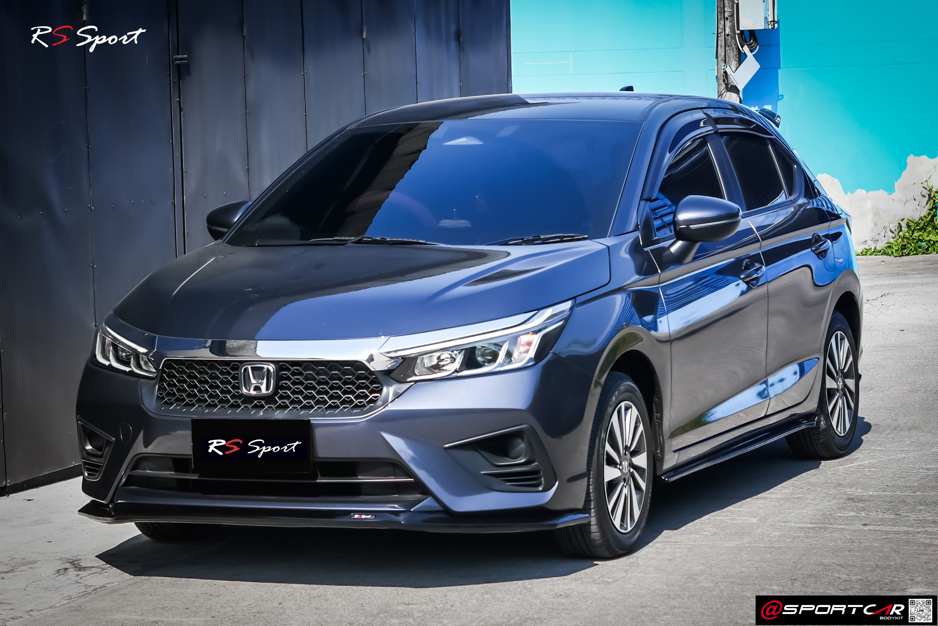 ชุดแต่ง Honda City 5D 2023 2024 2025 Damp RS - City Hatchback, City 5 ประตู, สเกิร์ตรอบคัน city, ลิ้นแต่ง New CITY, ฮอนด้าซิตี้ แต่งสวย